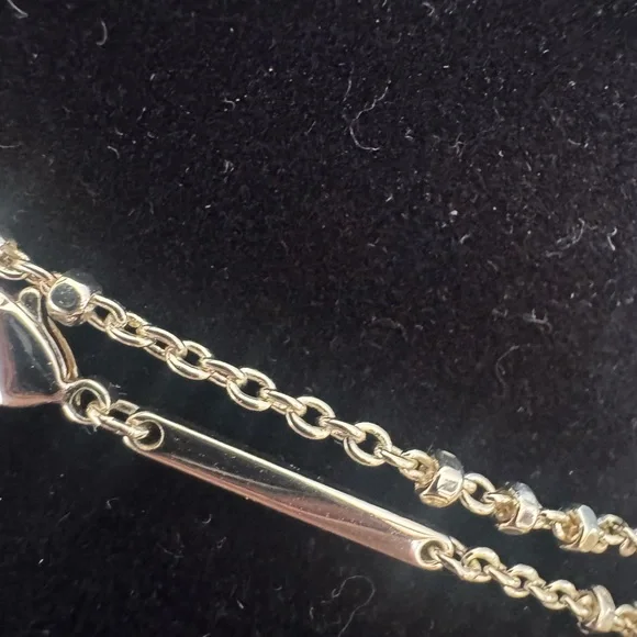 Kendra Scott Gold Chain Necklace with Floral Accents new without tags - Picture 9 of 11